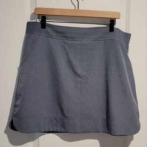 32 Degrees Cool Women's Athletic Skort Gray-Blue size Large Sporty Activewear